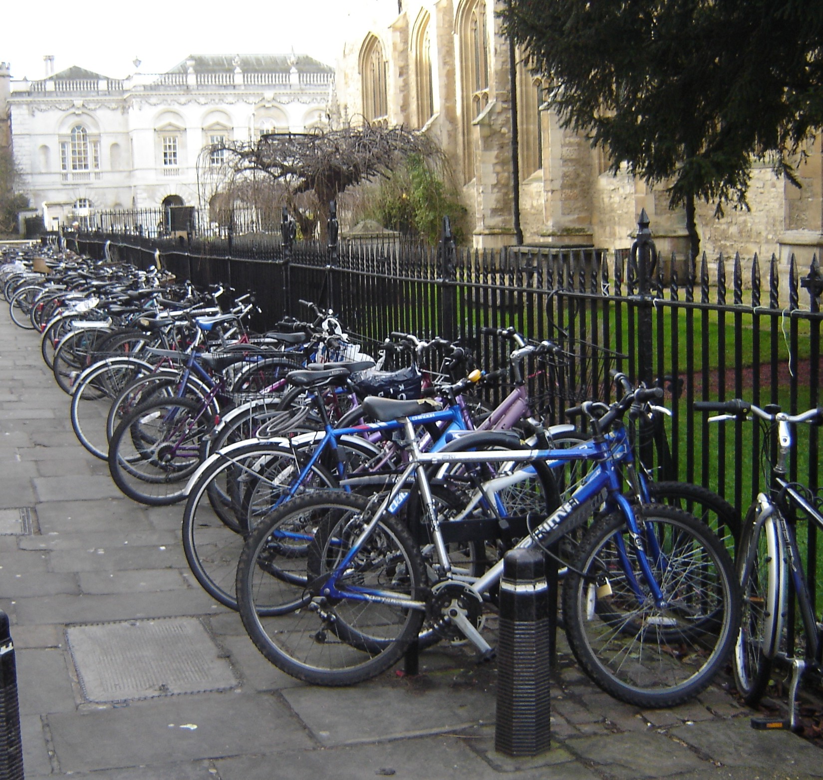 Bikes in Cambridge city Center